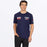 FXR RACE DIV PREMIUM T-SHIRT in Navy/Red