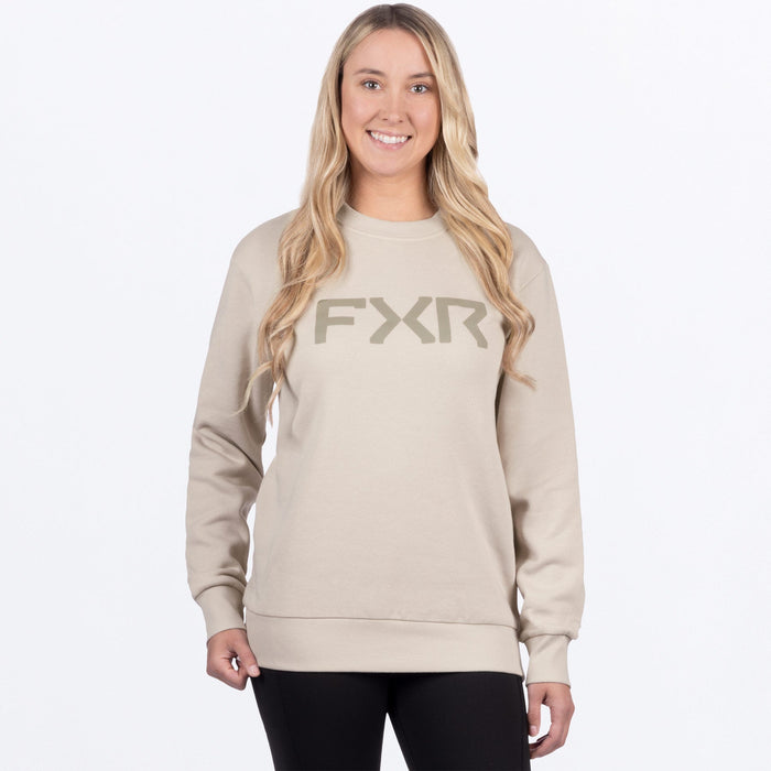 FXR CORE COTTON CREWNECK WOMEN'S SWEATER 2025 - Sand