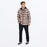FXR INSULATED HD FLANNEL JACKET in D.Cedar/Sand