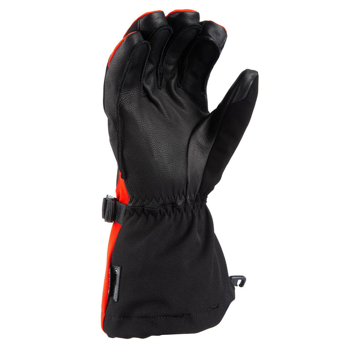 KLIM FUSION GAUNTLET GLOVES 2025 in Black - Fiery Red