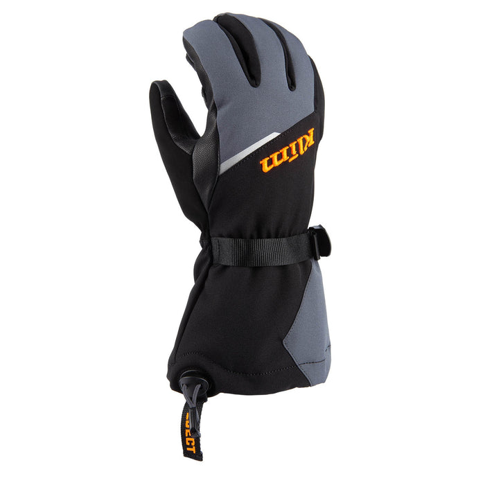 KLIM FUSION GAUNTLET GLOVES 2025 in Black - Strike Orange