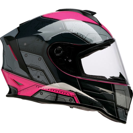 Z1R Youth Warrant 2.0 Sentinel Helmet 2025 in Black/Pink