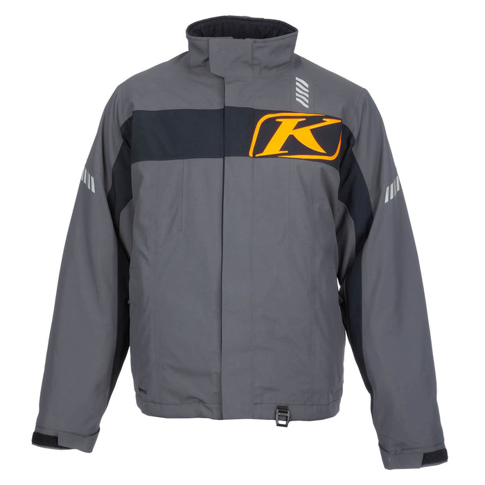 KLIM Keweenaw Jacket in Asphalt - Strike Orange