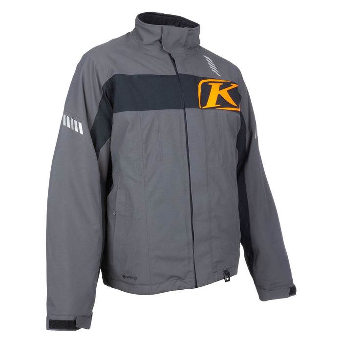 KLIM Keweenaw Jacket in Asphalt - Strike Orange