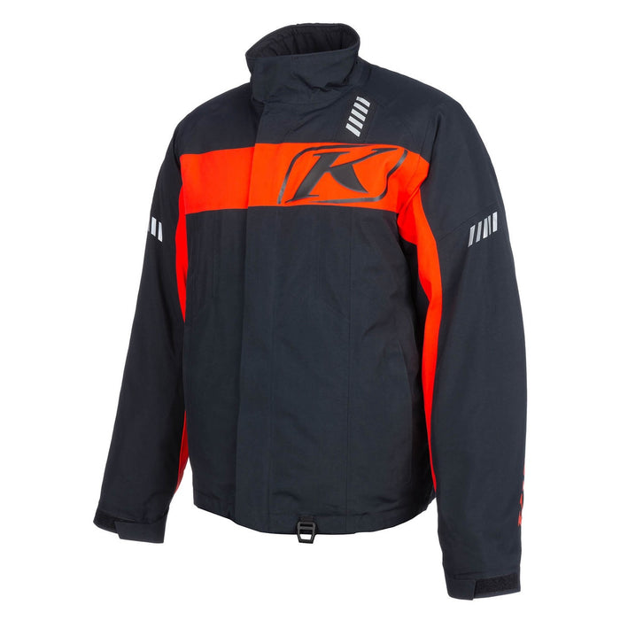 KLIM Keweenaw Jacket in Black - Fiery Red