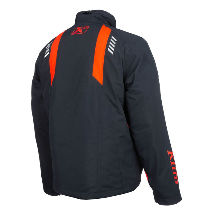 KLIM Keweenaw Jacket in Black - Fiery Red