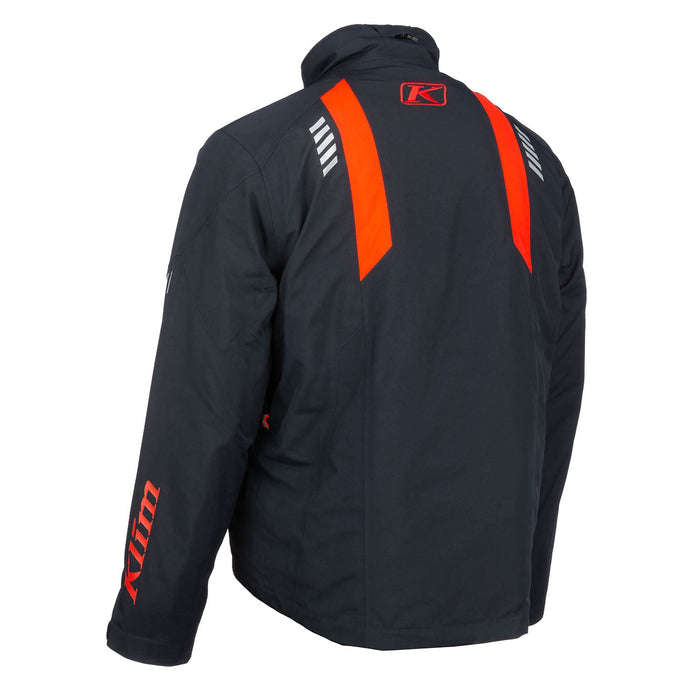 KLIM Keweenaw Jacket in Black - Fiery Red