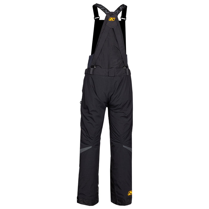 Klim Keweenaw Bib - REDESIGNED in Black - Strike Orange - 2021