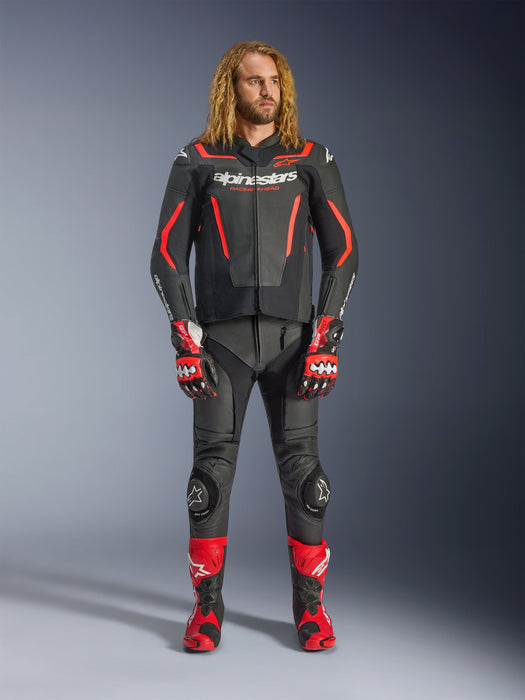 ALPINESTARSGP FORCE v2 LEATHER JACKETS 2026 in Black/Red