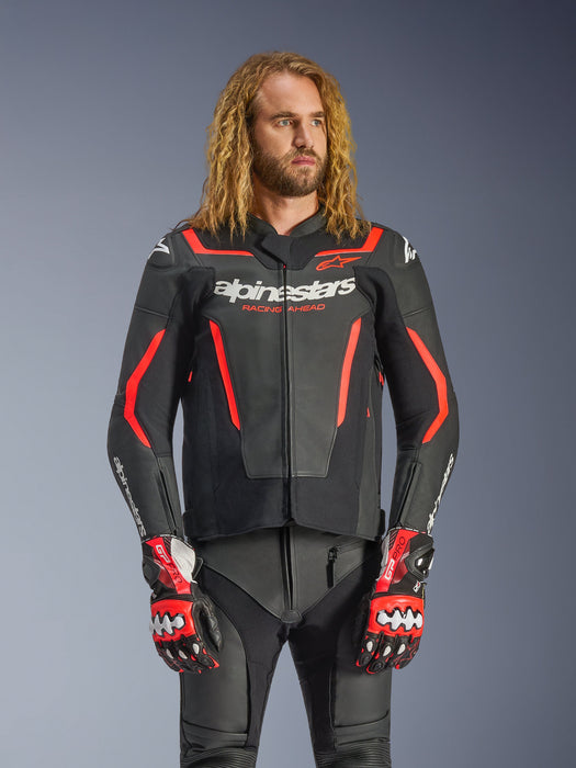 ALPINESTARSGP FORCE v2 LEATHER JACKETS 2026 in Black/Red