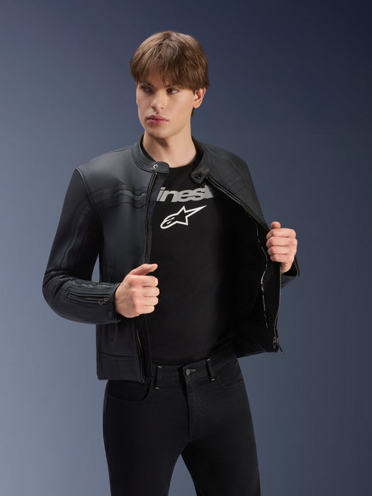ALPINESTARS DYNO LEATHER JACKETS 2025 in Black