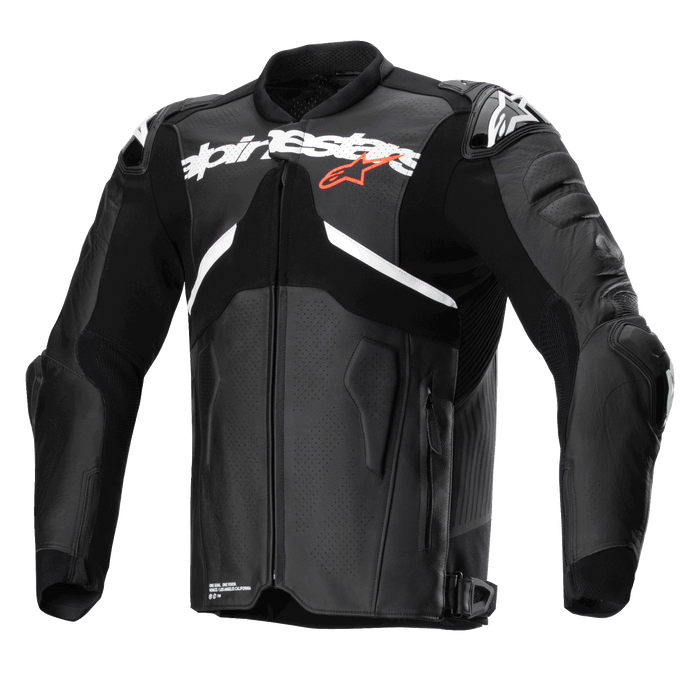 ALPINESTARS ATEM v5 LEATHER JACKETS 2025 in Black/White