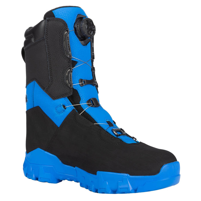 Klim Andrenaline Pro S GTX Boa Boots in Electric Blue  Lemonade - Black