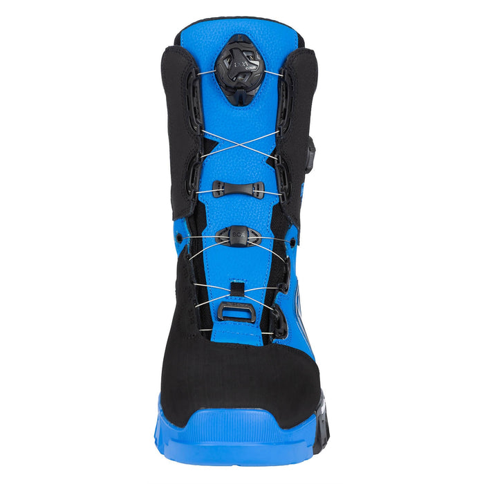 Klim Andrenaline Pro S GTX Boa Boots in Electric Blue  Lemonade - Black