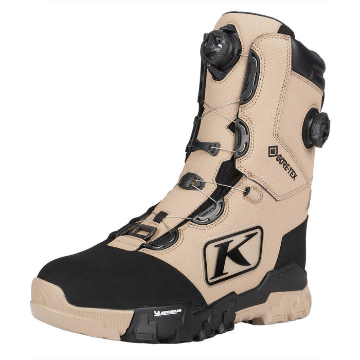 Klim Andrenaline Pro S GTX Boa Boots in Montana Tan - Black