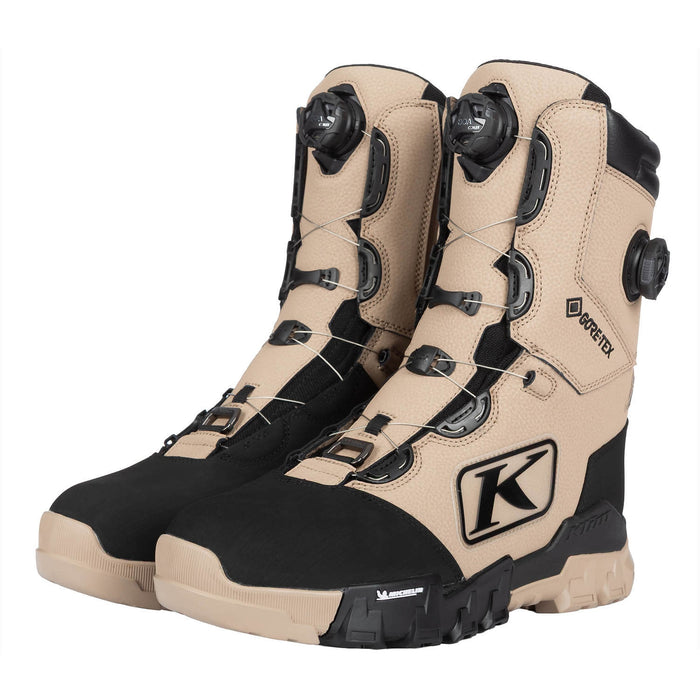 Klim Andrenaline Pro S GTX Boa Boots in Montana Tan - Black