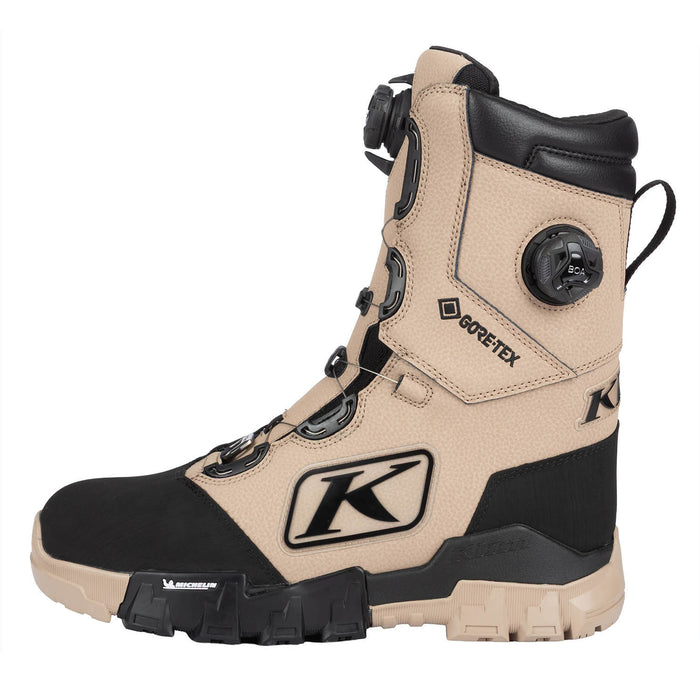 Klim Andrenaline Pro S GTX Boa Boots in Montana Tan - Black