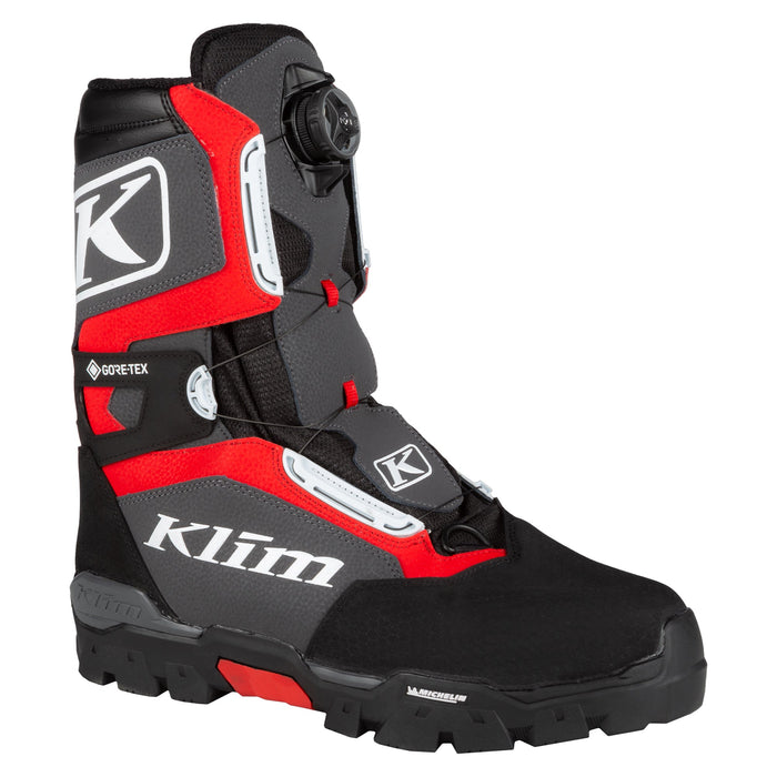 KLIM Klutch GTX BOA Boots in High Risk Red