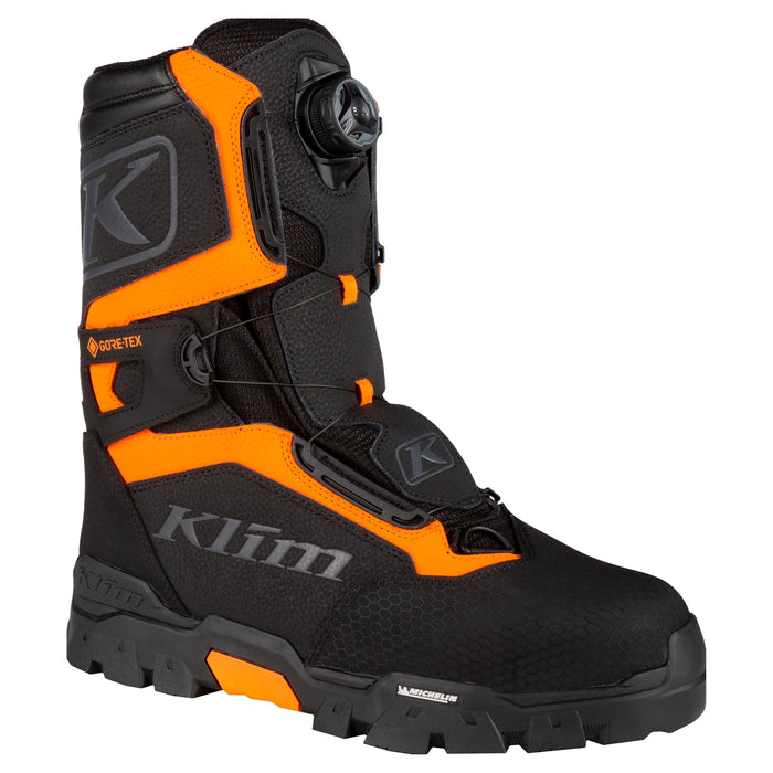 KLIM Klutch GTX BOA Boots in Strike Orange