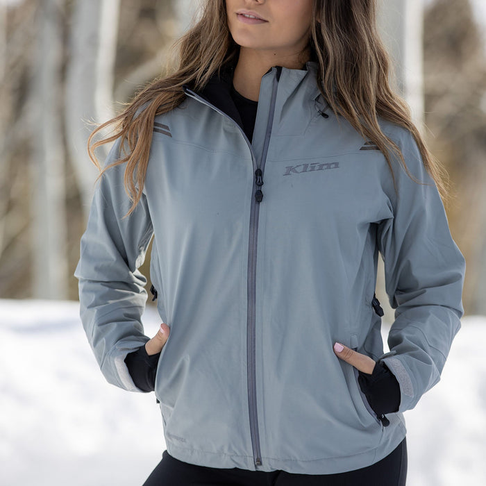 Klim Women's Eclipse Jacket in Monument Gray - 2021