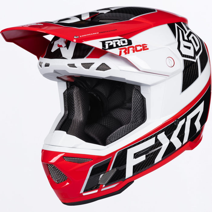 FXR 6D ATR-3 RACE DIV. HELMET 2025 - Cayenne