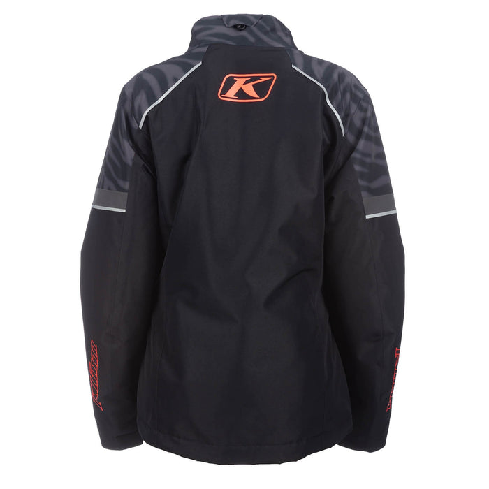 KLIM WOMEN'S SPARK JACKET 2025 in Black - Fiery Coral