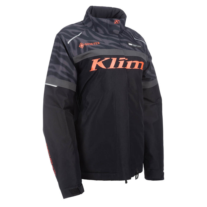 KLIM WOMEN'S SPARK JACKET 2025 in Black - Fiery Coral