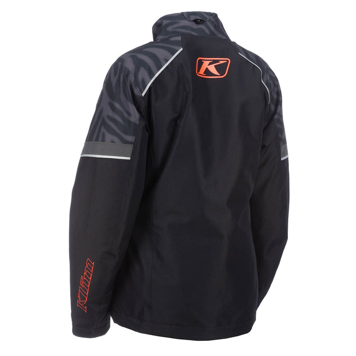 KLIM WOMEN'S SPARK JACKET 2025 in Black - Fiery Coral