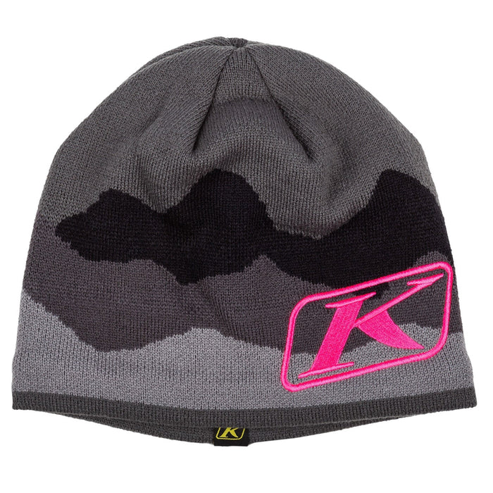 Klim Youth Beanies Castlerock Gray - Knockout Pink 