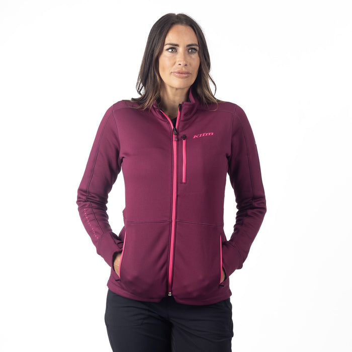KLIM WOMEN'S SUNDANCE JACKET 2025 in Magenta Purple - Pink Glo