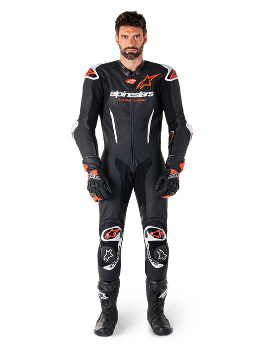 ALPINESTARS GP-R7 ONE-PIECE SUIT 2025 in Black/Red/White