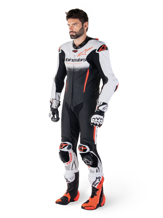 ALPINESTARS GP-R7 ONE-PIECE SUIT 2026 in White/Black/Red