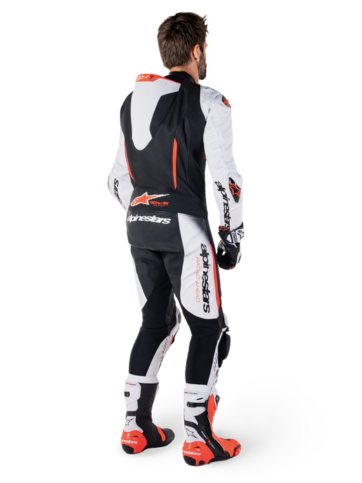 ALPINESTARS GP-R7 ONE-PIECE SUIT 2026 in White/Black/Red