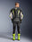 ALPINESTARS GP TECH v5 ONE-PIECE LEATHER SUITS in Black/White/Fluo Yellow