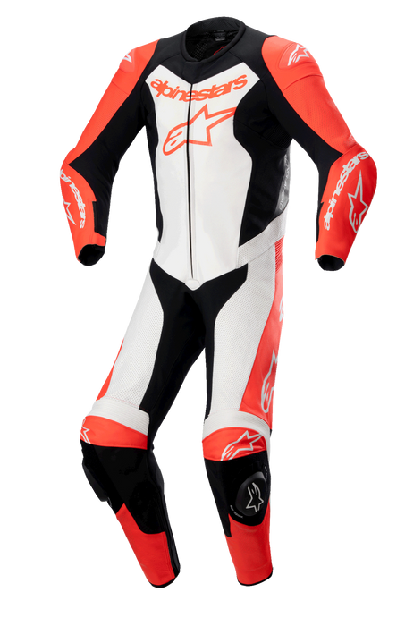 ALPINESTARS  GP FORCE LURV ONE-PIECE LEATHER SUITS 2025 in Red/White/Black