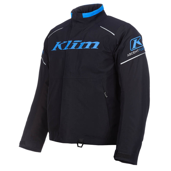 KLIM Rift Jacket 2025 in Black - Electric Blue Lemonade