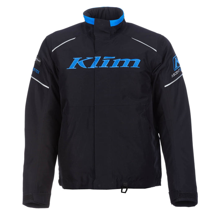 KLIM Rift Jacket 2025 in Black - Electric Blue Lemonade