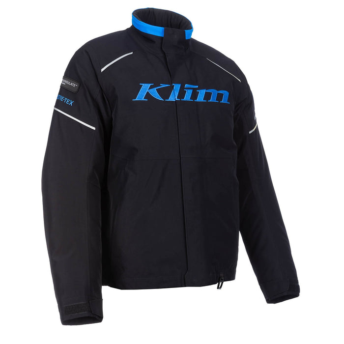 KLIM Rift Jacket 2025 in Black - Electric Blue Lemonade