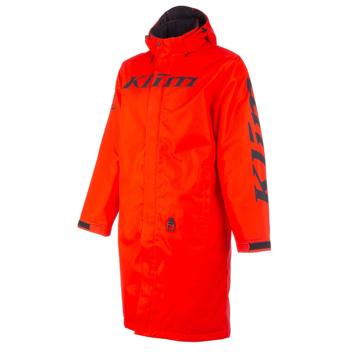 KLIM Revolt Pit Coat in Fiery Red - Black