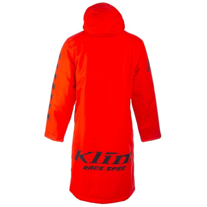 KLIM Revolt Pit Coat in Fiery Red - Black