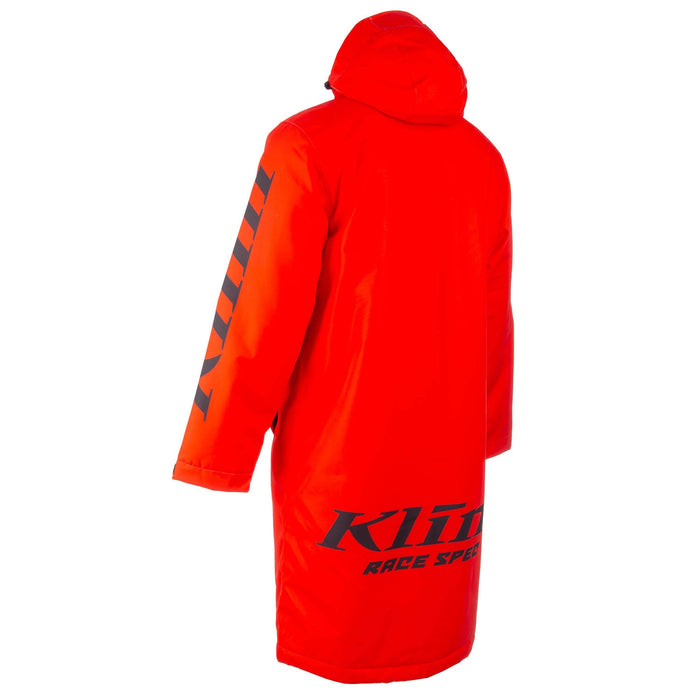 KLIM Revolt Pit Coat in Fiery Red - Black