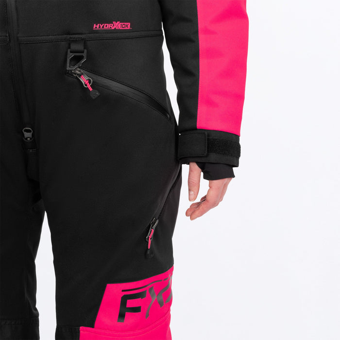 FXR Women's Revo F.A.S.T.™ Monosuit in Black/Razz
