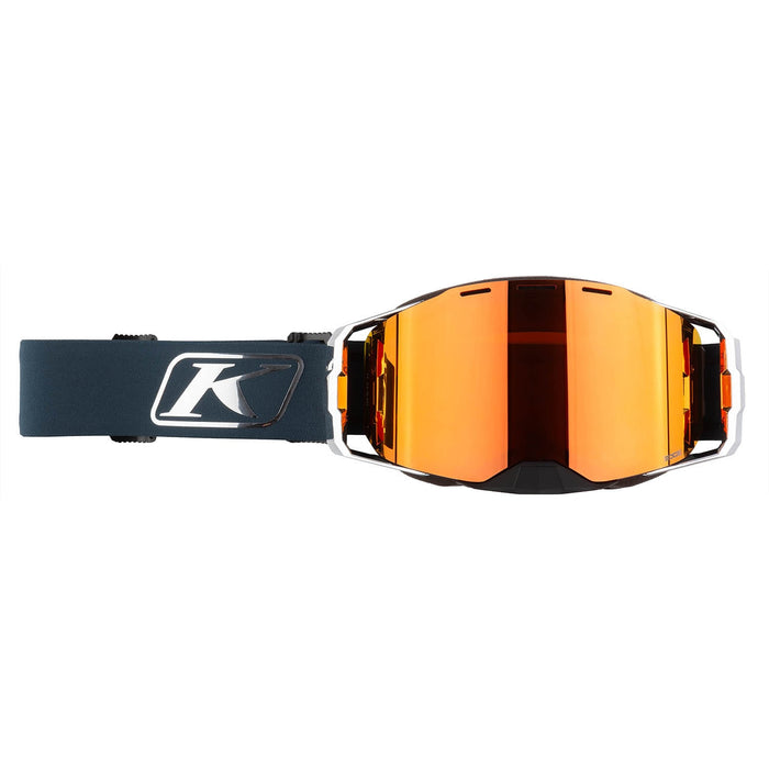 KLIM Edge Focus Snow Goggles in Petrol Persimmon Tint Orange Mirror 2026