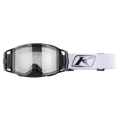 KLIM Edge Focus Snow Goggles in White Black Chrome Photochromic 2.0+ Clear to Smoke 2026