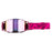 KLIM Edge Focus Snow Goggles in Zebra Pink Glo with Dark Smoke Pink Mirror Lens 2026