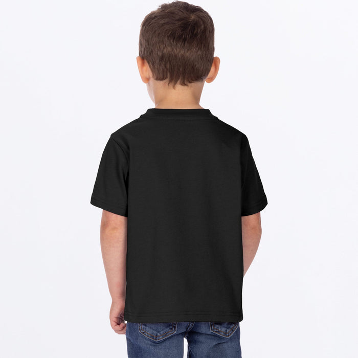 FXR TODDLER HYDROGEN PREMIUM T-SHIRT 2025 - Black/Steel-
