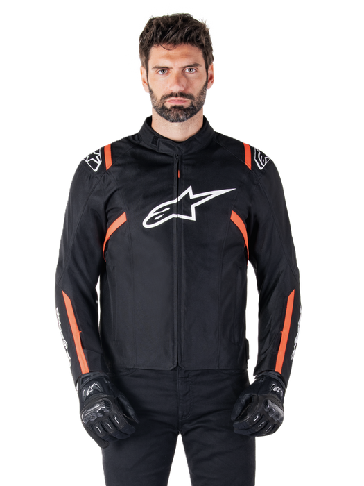 ALPINESTARS T-SPS v2 WATERPROOF JACKET 2026 in Black/White/Fluo Red