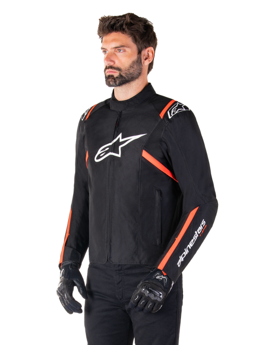 ALPINESTARS T-SPS v2 WATERPROOF JACKET 2026 in Black/White/Fluo Red