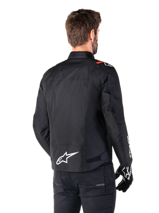 ALPINESTARS T-SPS v2 WATERPROOF JACKET 2026 in Black/White/Fluo Red