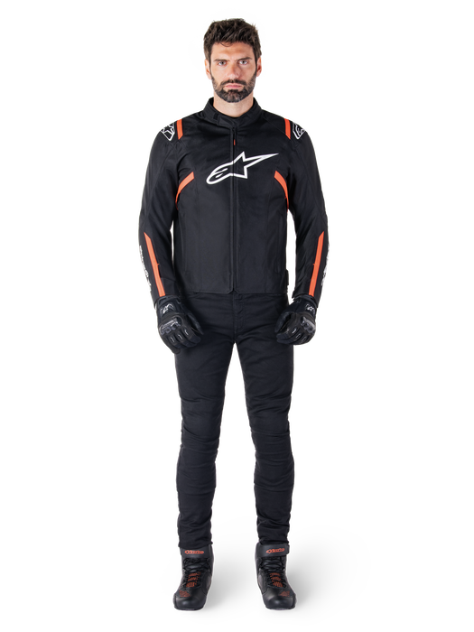 ALPINESTARS T-SPS v2 WATERPROOF JACKET 2026 in Black/White/Fluo Red